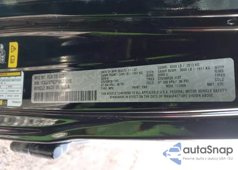 2023 Jeep Wrangler 4Xe Sahara 4X4 z USA, uszkodzony, nr VIN 1C4JJXP62PW580248